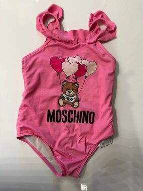 Moschino Hot Pink Teddy Balloon One-Piece